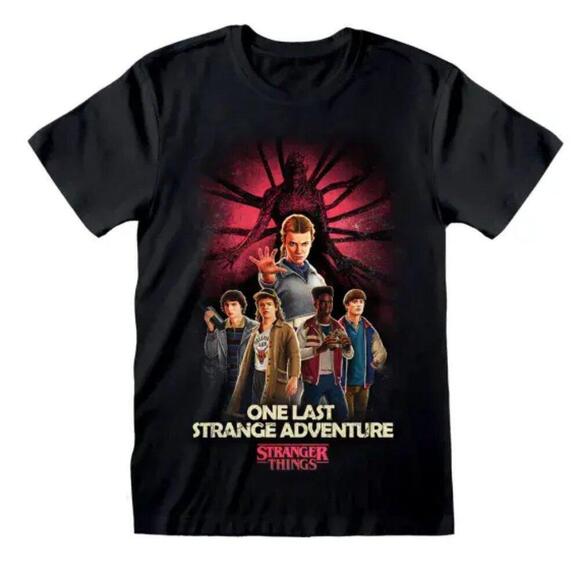 Tops - Stranger Things Series 5 One Last Adventure T-Shirt 170
